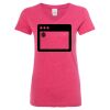 Women’s Glitter V-Neck T-Shirt Thumbnail