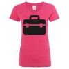 Women’s Glitter V-Neck T-Shirt Thumbnail