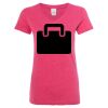 Women’s Glitter V-Neck T-Shirt Thumbnail