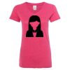 Women’s Glitter V-Neck T-Shirt Thumbnail