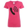 Women’s Glitter V-Neck T-Shirt Thumbnail