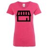 Women’s Glitter V-Neck T-Shirt Thumbnail