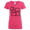 Women’s Glitter V-Neck T-Shirt Thumbnail