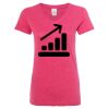 Women’s Glitter V-Neck T-Shirt Thumbnail