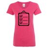 Women’s Glitter V-Neck T-Shirt Thumbnail