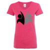 Women’s Glitter V-Neck T-Shirt Thumbnail