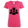 Women’s Glitter V-Neck T-Shirt Thumbnail