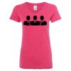 Women’s Glitter V-Neck T-Shirt Thumbnail