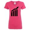 Women’s Glitter V-Neck T-Shirt Thumbnail