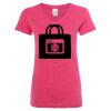 Women’s Glitter V-Neck T-Shirt Thumbnail