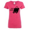 Women’s Glitter V-Neck T-Shirt Thumbnail