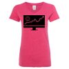 Women’s Glitter V-Neck T-Shirt Thumbnail