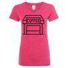 Women’s Glitter V-Neck T-Shirt Thumbnail