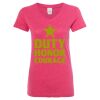 Women’s Glitter V-Neck T-Shirt Thumbnail