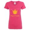 Women’s Glitter V-Neck T-Shirt Thumbnail