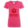 Women’s Glitter V-Neck T-Shirt Thumbnail