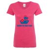 Women’s Glitter V-Neck T-Shirt Thumbnail