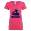Women’s Glitter V-Neck T-Shirt Thumbnail
