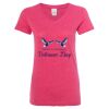 Women’s Glitter V-Neck T-Shirt Thumbnail