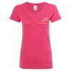 Women’s Glitter V-Neck T-Shirt Thumbnail