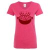 Women’s Glitter V-Neck T-Shirt Thumbnail