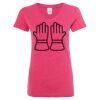Women’s Glitter V-Neck T-Shirt Thumbnail