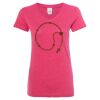 Women’s Glitter V-Neck T-Shirt Thumbnail