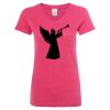 Women’s Glitter V-Neck T-Shirt Thumbnail