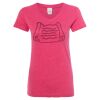 Women’s Glitter V-Neck T-Shirt Thumbnail