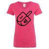 Women’s Glitter V-Neck T-Shirt Thumbnail