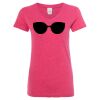 Women’s Glitter V-Neck T-Shirt Thumbnail