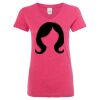 Women’s Glitter V-Neck T-Shirt Thumbnail