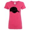 Women’s Glitter V-Neck T-Shirt Thumbnail