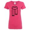 Women’s Glitter V-Neck T-Shirt Thumbnail