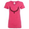 Women’s Glitter V-Neck T-Shirt Thumbnail