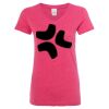 Women’s Glitter V-Neck T-Shirt Thumbnail