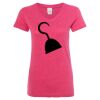 Women’s Glitter V-Neck T-Shirt Thumbnail