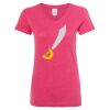 Women’s Glitter V-Neck T-Shirt Thumbnail