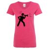 Women’s Glitter V-Neck T-Shirt Thumbnail