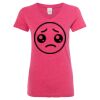 Women’s Glitter V-Neck T-Shirt Thumbnail