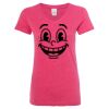 Women’s Glitter V-Neck T-Shirt Thumbnail
