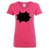 Women’s Glitter V-Neck T-Shirt Thumbnail