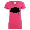 Women’s Glitter V-Neck T-Shirt Thumbnail