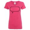 Women’s Glitter V-Neck T-Shirt Thumbnail
