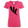 Women’s Glitter V-Neck T-Shirt Thumbnail