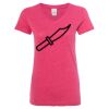 Women’s Glitter V-Neck T-Shirt Thumbnail