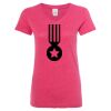 Women’s Glitter V-Neck T-Shirt Thumbnail