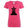 Women’s Glitter V-Neck T-Shirt Thumbnail