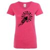 Women’s Glitter V-Neck T-Shirt Thumbnail