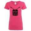 Women’s Glitter V-Neck T-Shirt Thumbnail